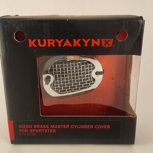 Kuryakyn Motorcycle Accent Accessory: Mesh Brake Master Cylinder Cover.
